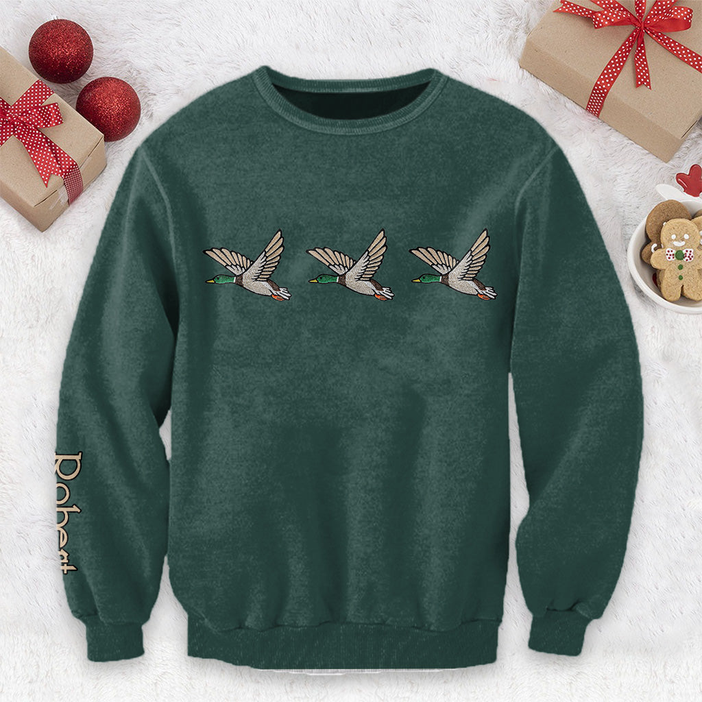 Duck Hunting - Personalized Hunting All Over Sweater