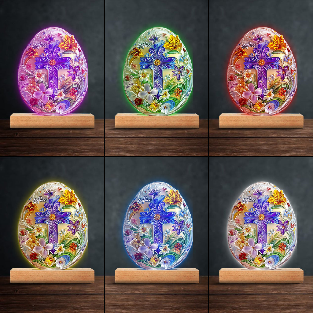 I Believe In You - Personalized Christian Shaped Plaque Light Base