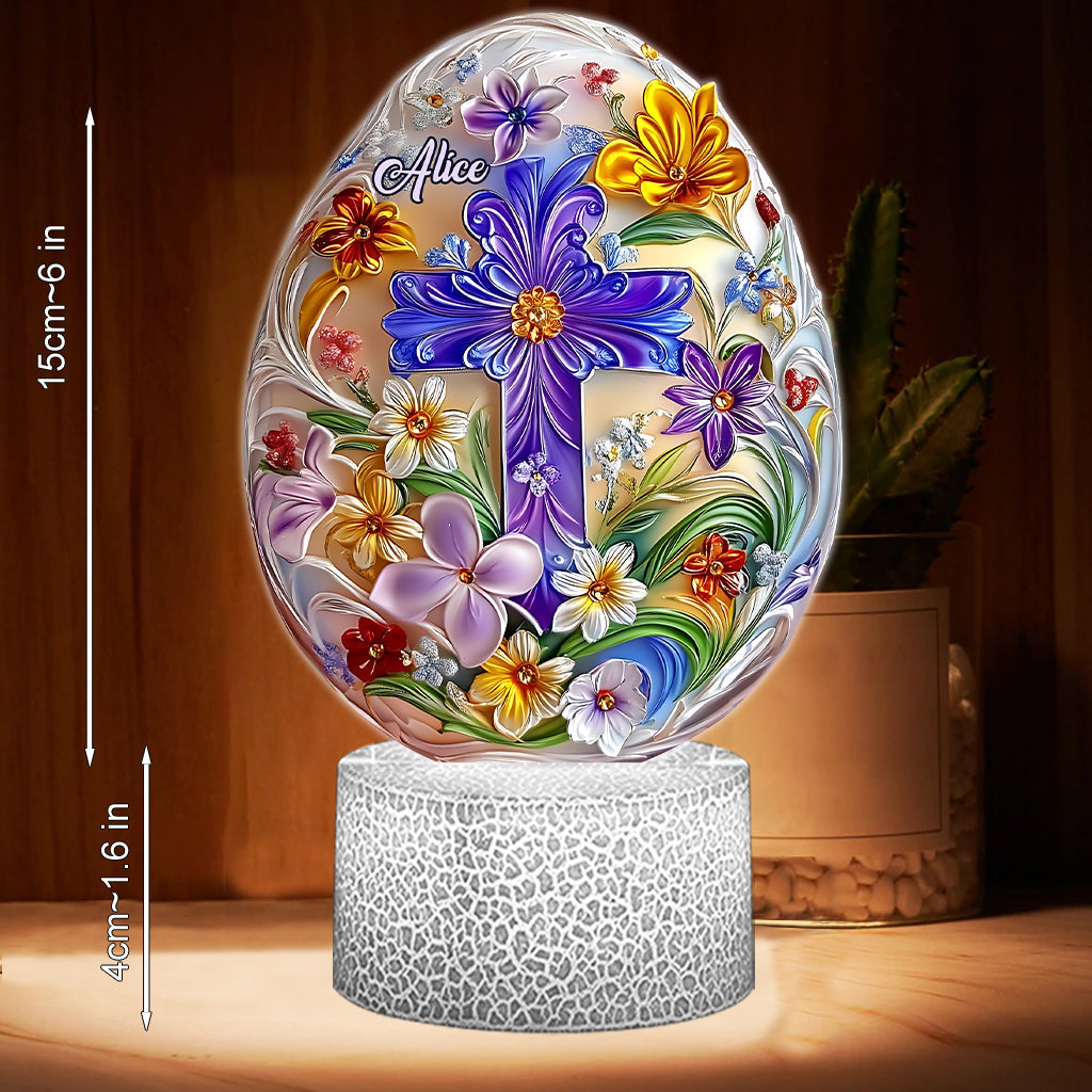 I Believe In You - Personalized Christian Shaped Plaque Light Base