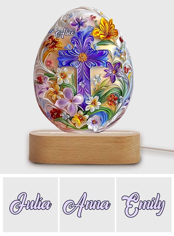 I Believe In You - Personalized Christian Shaped Plaque Light Base