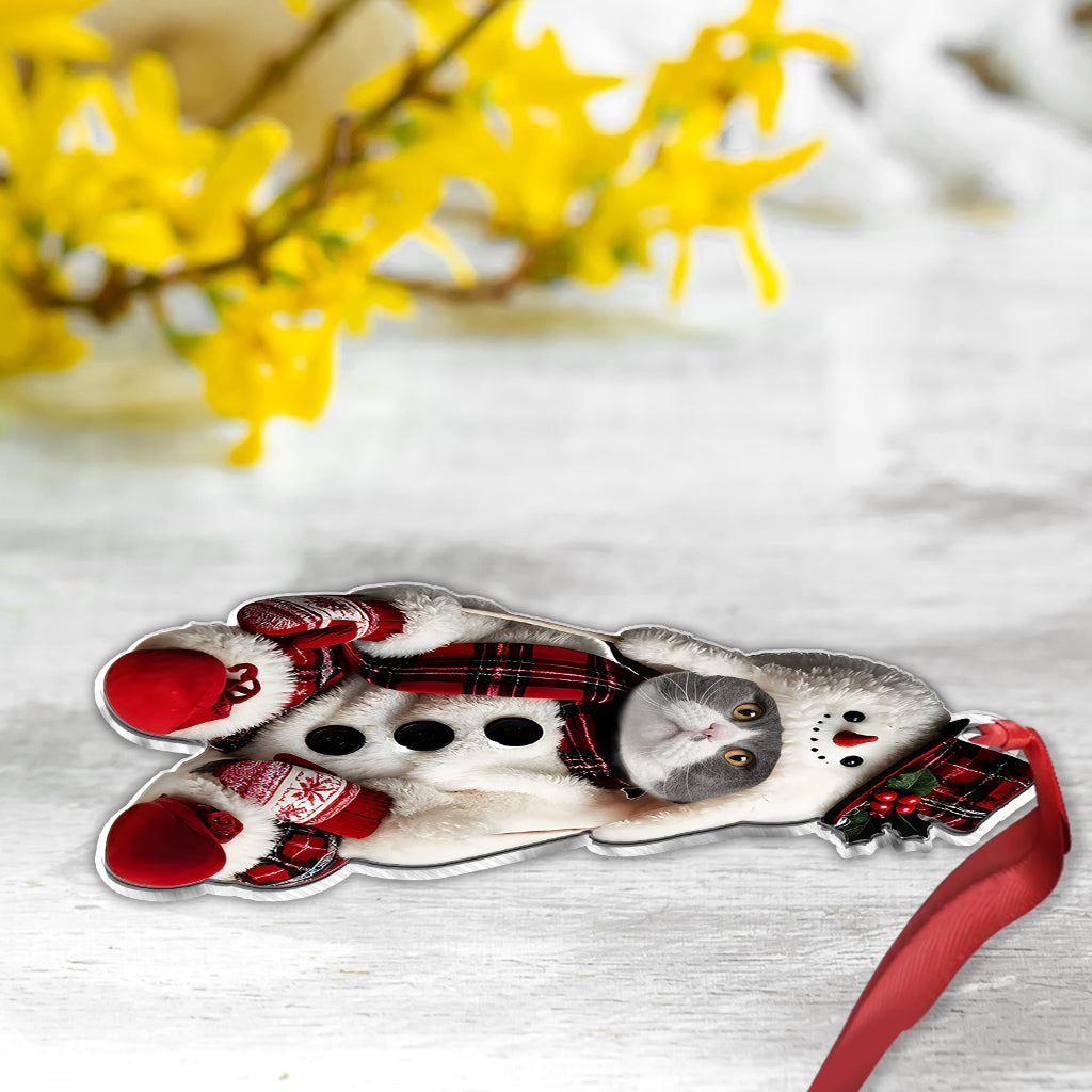 This Is How My Kids Look Like - Personalized Cat Custom Shaped Ornament