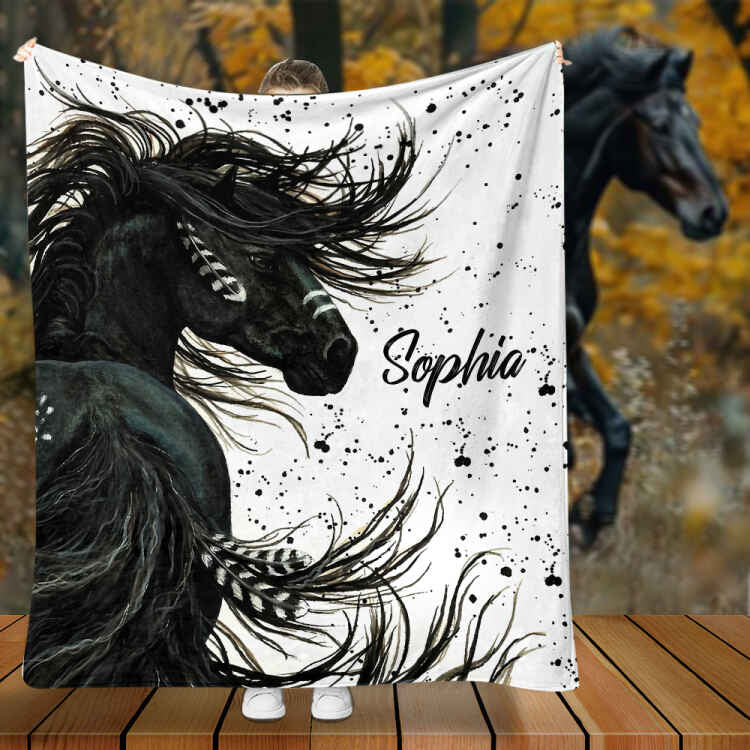 J'adore les chevaux - Couverture personnalisée pour chevaux