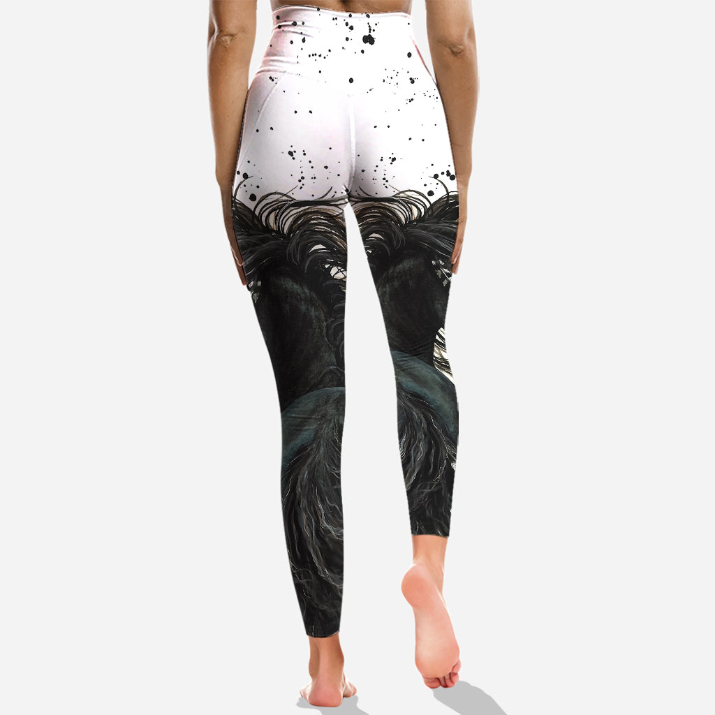 Love Horses - Personalized Horse Hoodie and Leggings