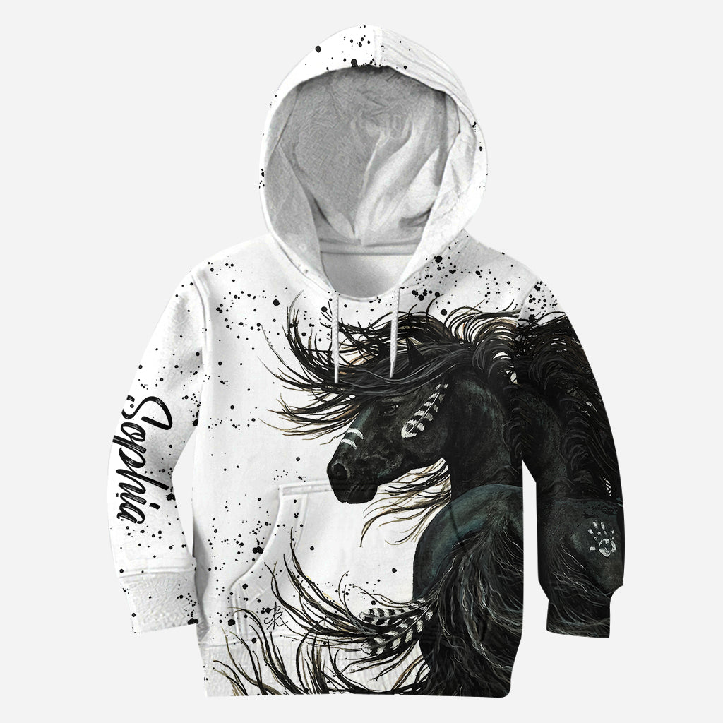 Love Horses - Personalized Horse Hoodie and Leggings