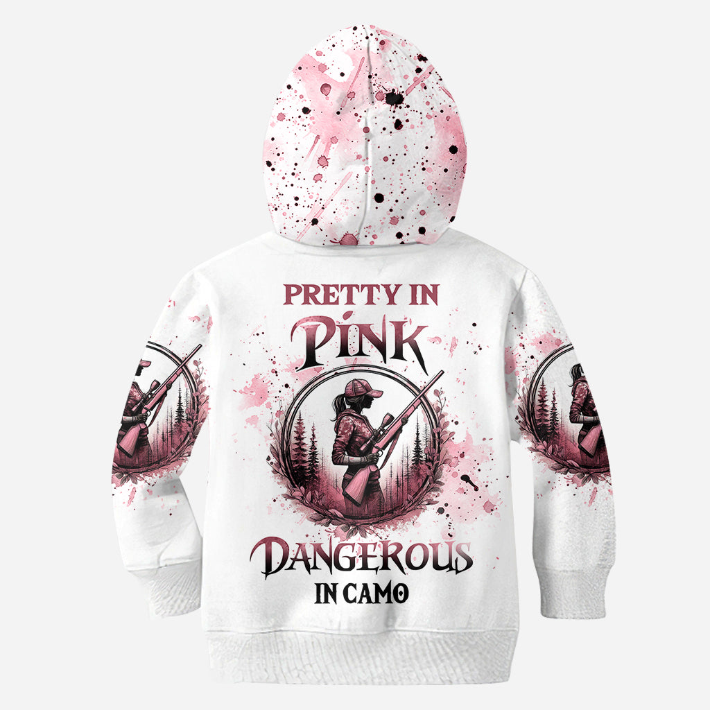 T-shirt de chasse personnalisé « Pretty in Pink »