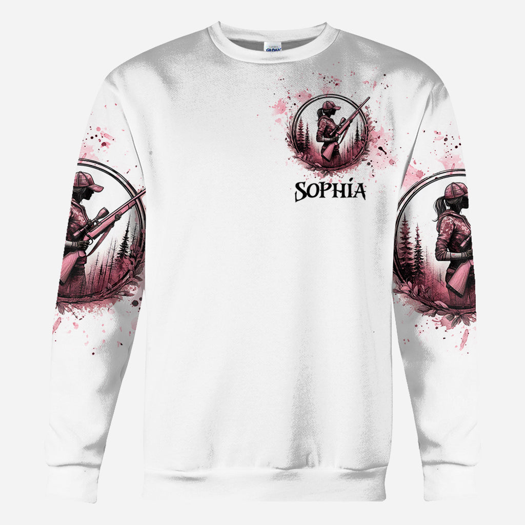T-shirt de chasse personnalisé « Pretty in Pink »