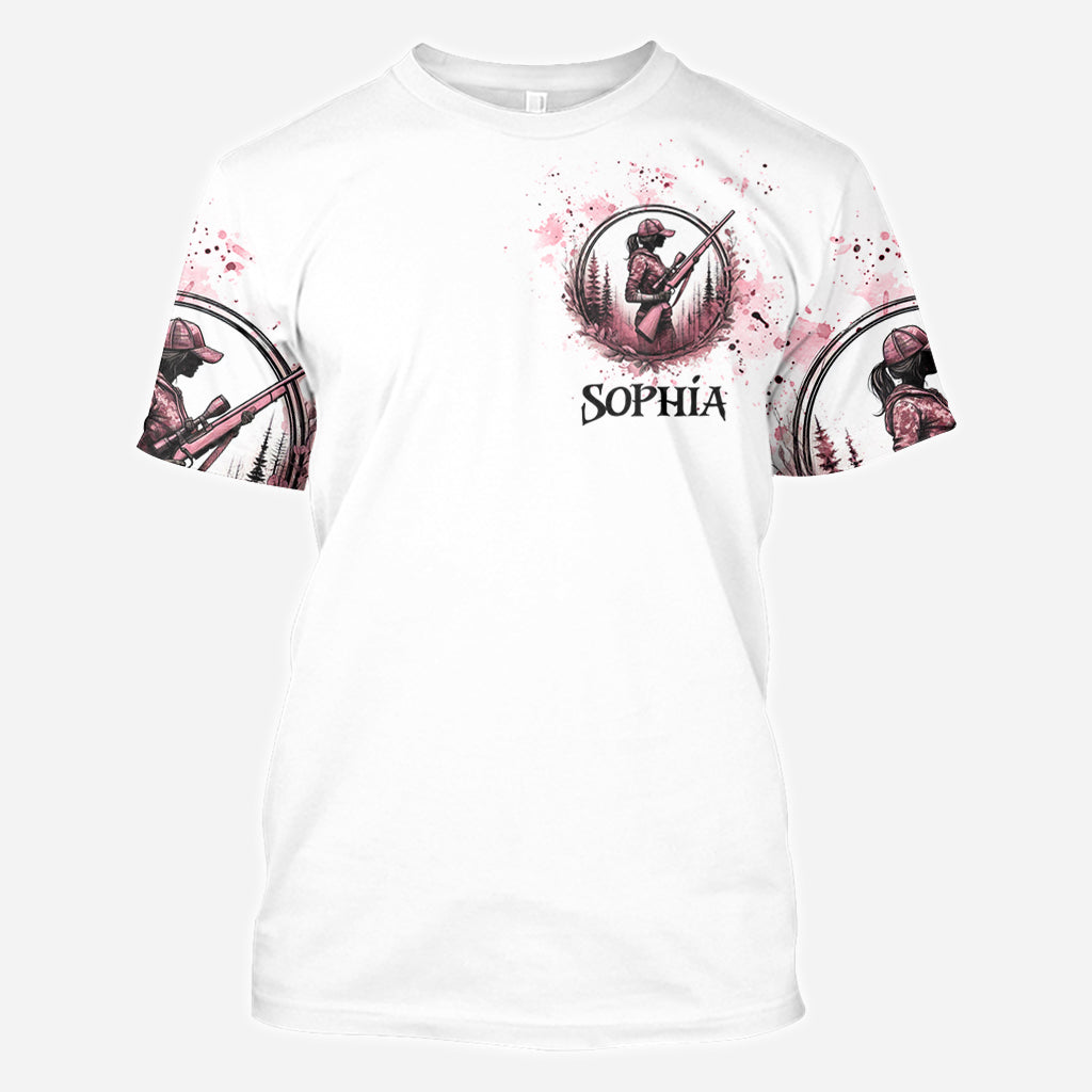 T-shirt de chasse personnalisé « Pretty in Pink »
