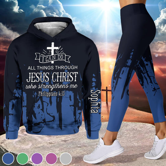 I Can Do Anything - Personalized Christian Hoodie and Leggings