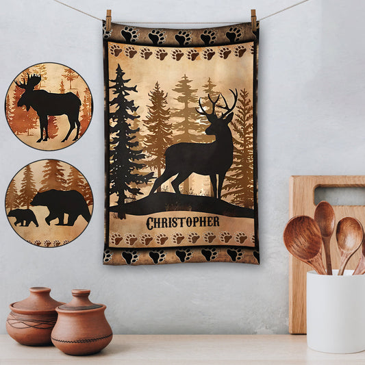 Passionné de chasse - Serviette de chasse personnalisée