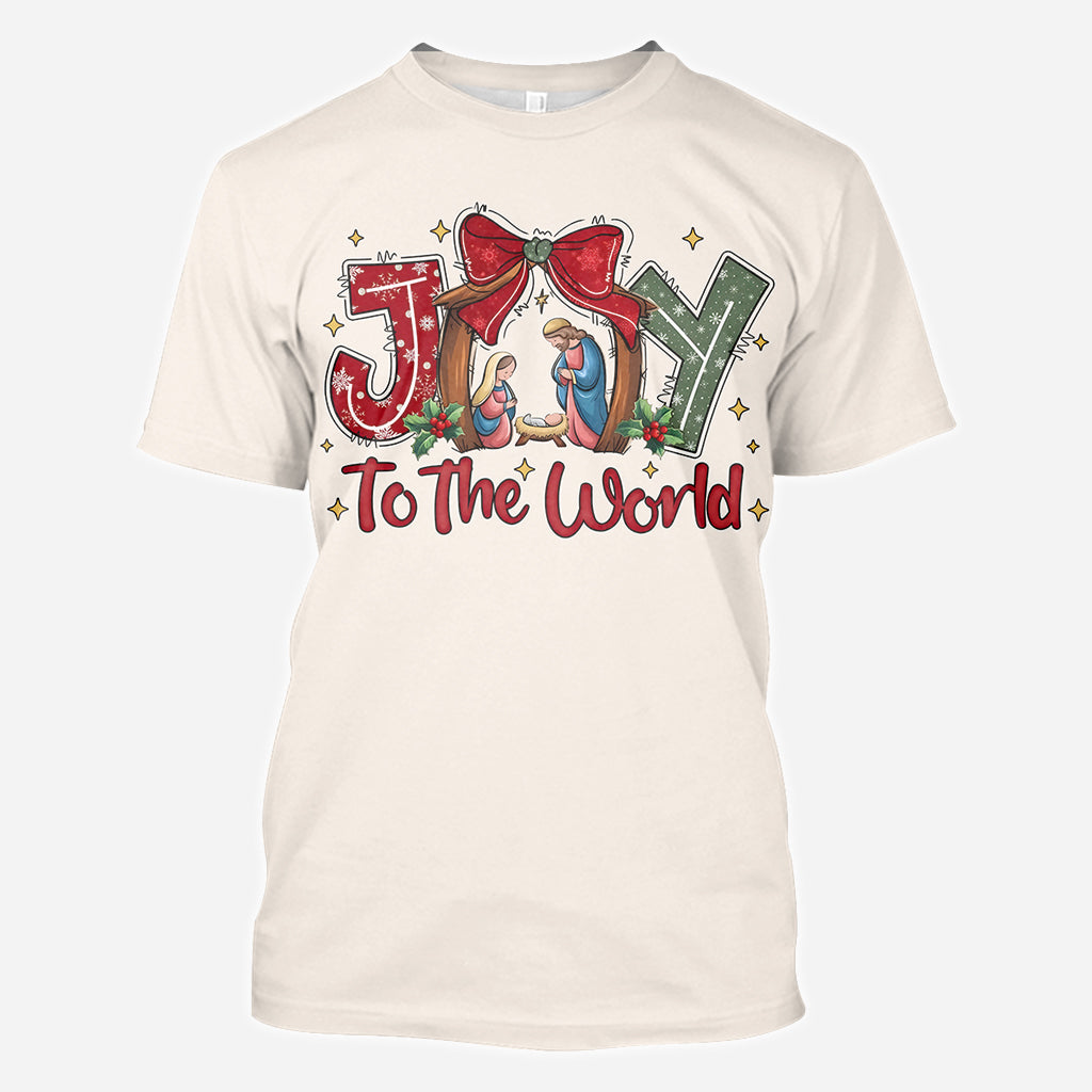 Joy Christmas - Personalized Christian All Over Shirt