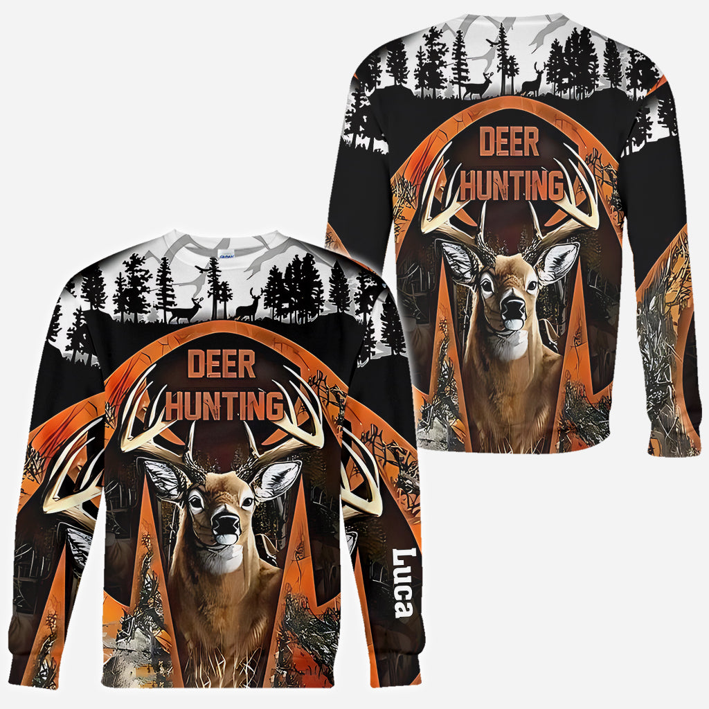 Awesome Deer - Personalized Hunting All Over Shirt