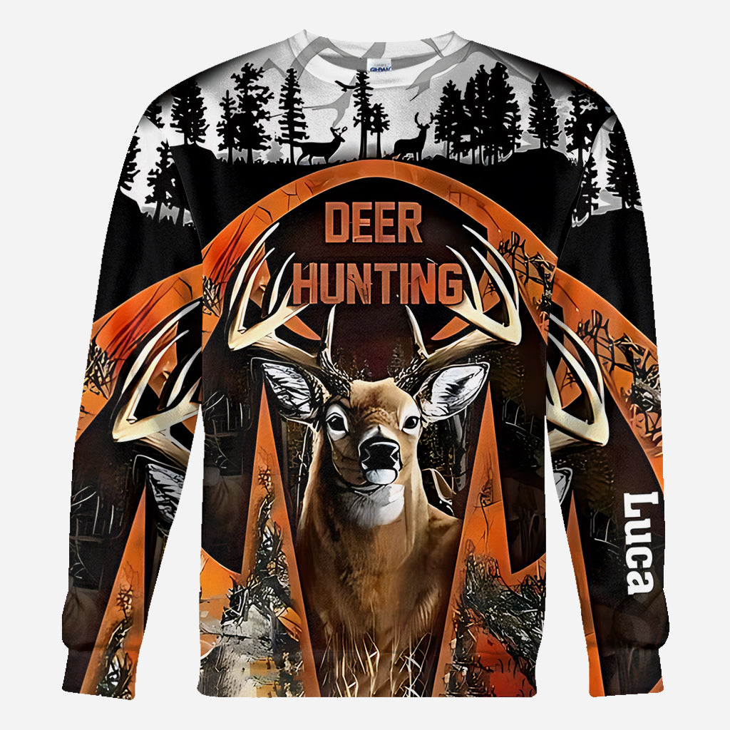 Awesome Deer - Personalized Hunting All Over Shirt
