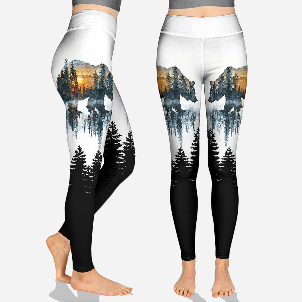 Awesome Bear - Personalized Camping Hoodie and Leggings