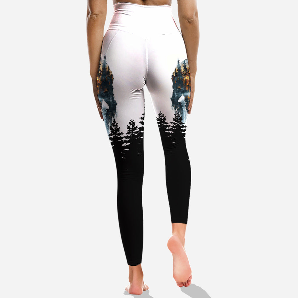 Awesome Bear - Personalized Camping Hoodie and Leggings