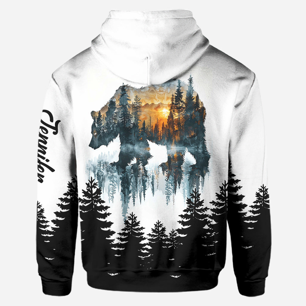 Awesome Bear - Personalized Camping Hoodie and Leggings