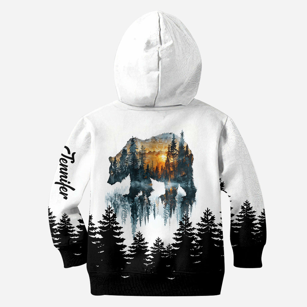 Awesome Bear - Personalized Camping Hoodie and Leggings