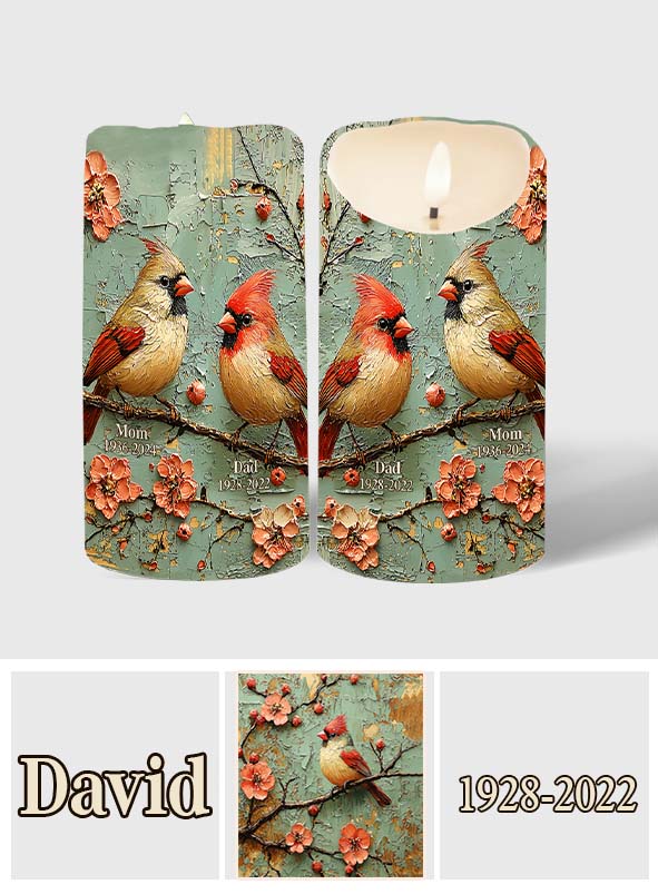 Always With You - Personalized Memorial Flameless Candle