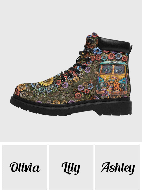 Hippie Soul - Personalized Hippie All Season Boots