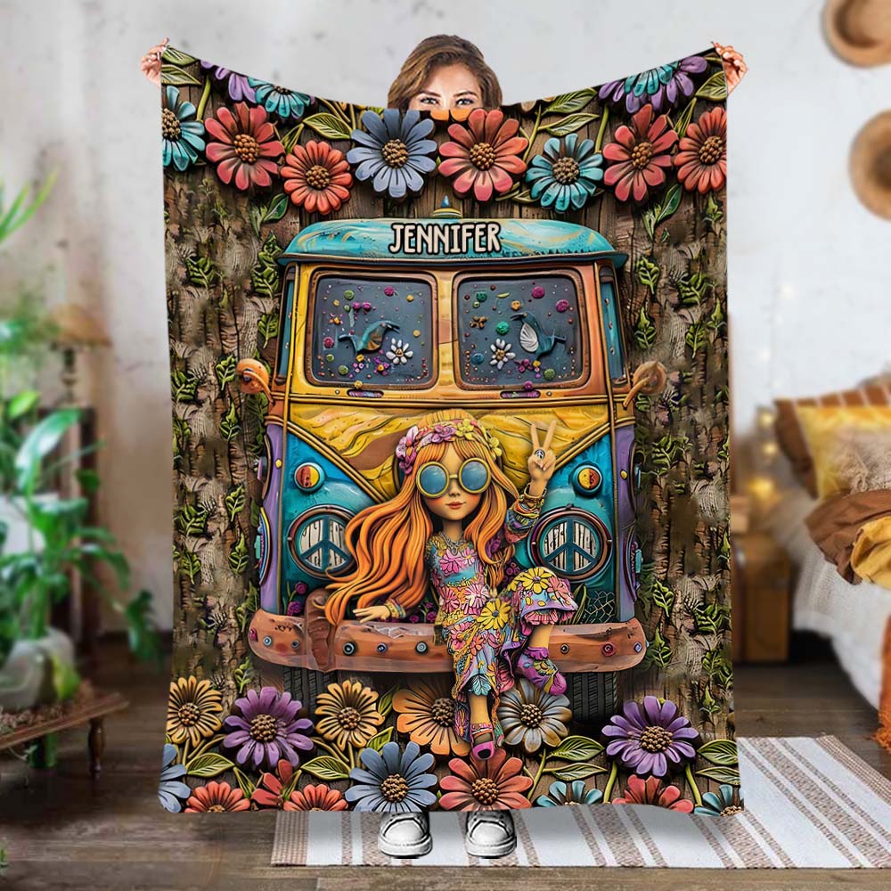 Hippie Soul - Personalized Hippie Blanket
