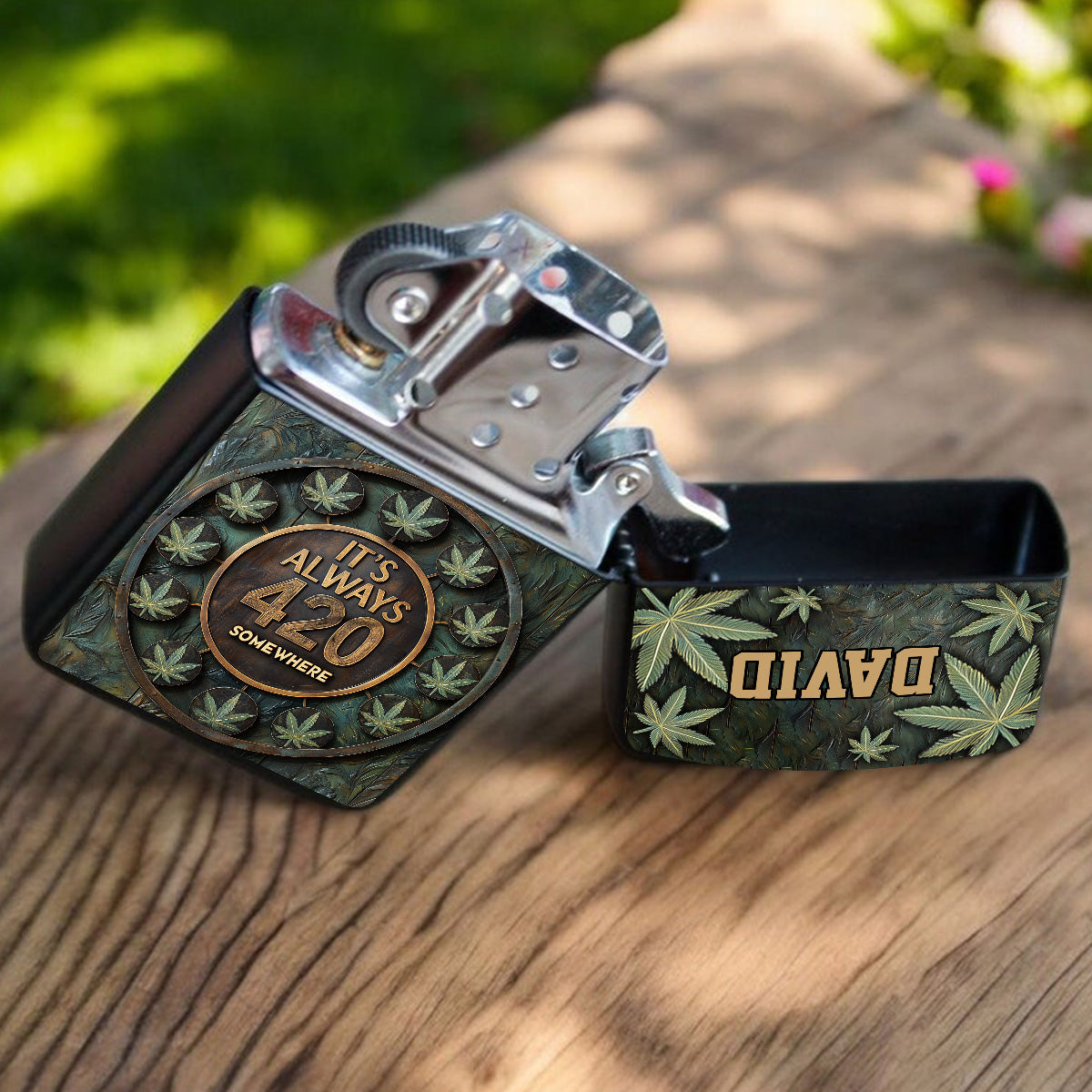 C'est toujours 420 - Briquet à herbe personnalisé
