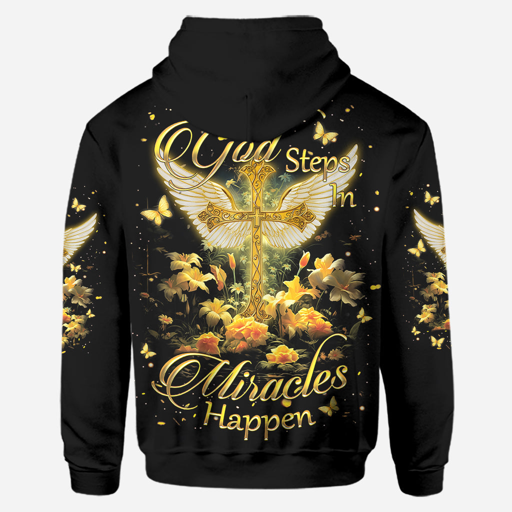 Sweat à capuche et legging chrétiens personnalisés « Les miracles existent »