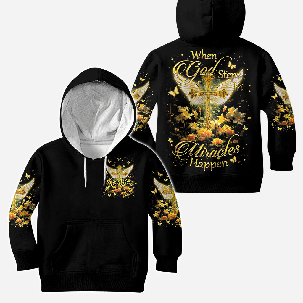 Sweat à capuche et legging chrétiens personnalisés « Les miracles existent »