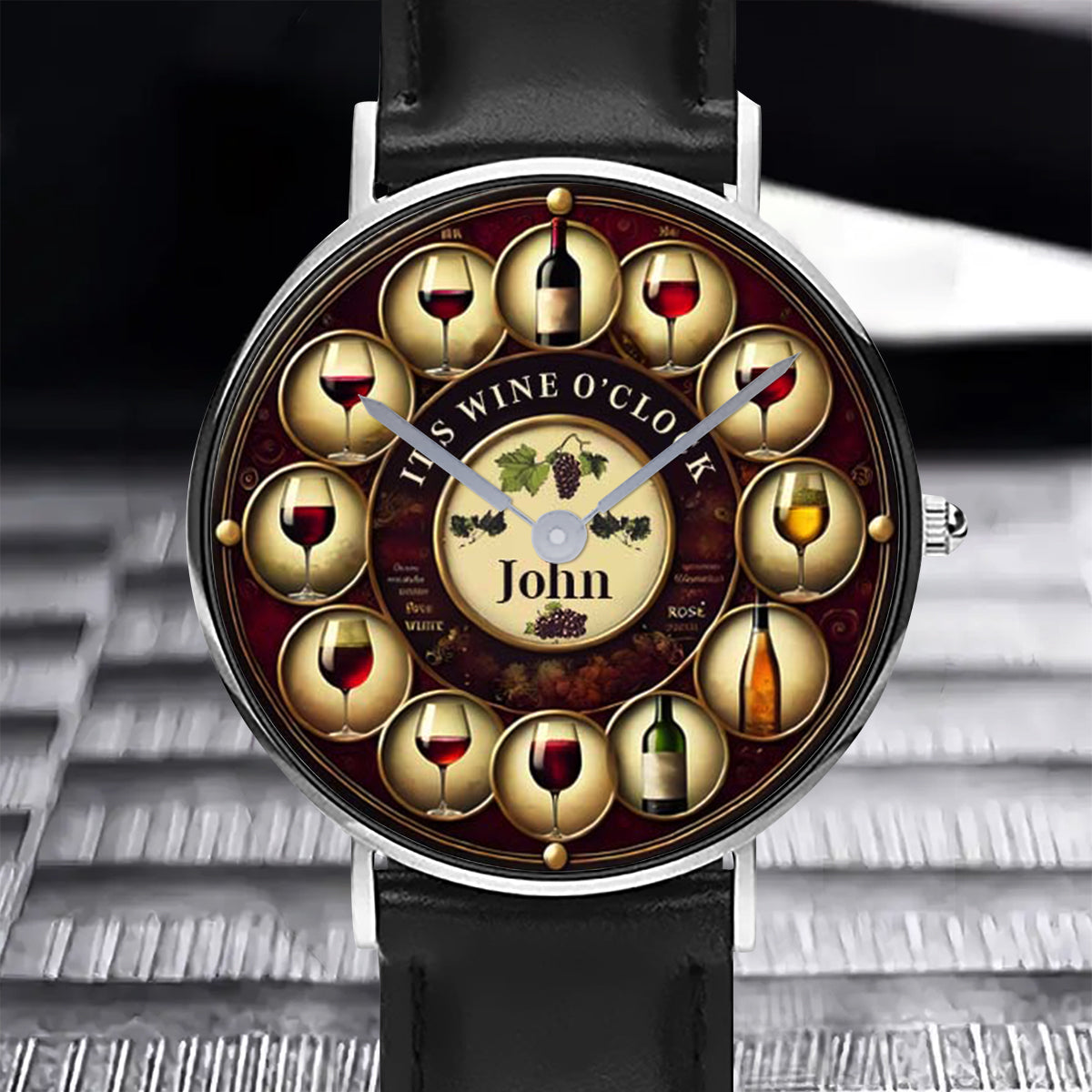 It's Wine O'clock - Personalized Wine Hand Watch