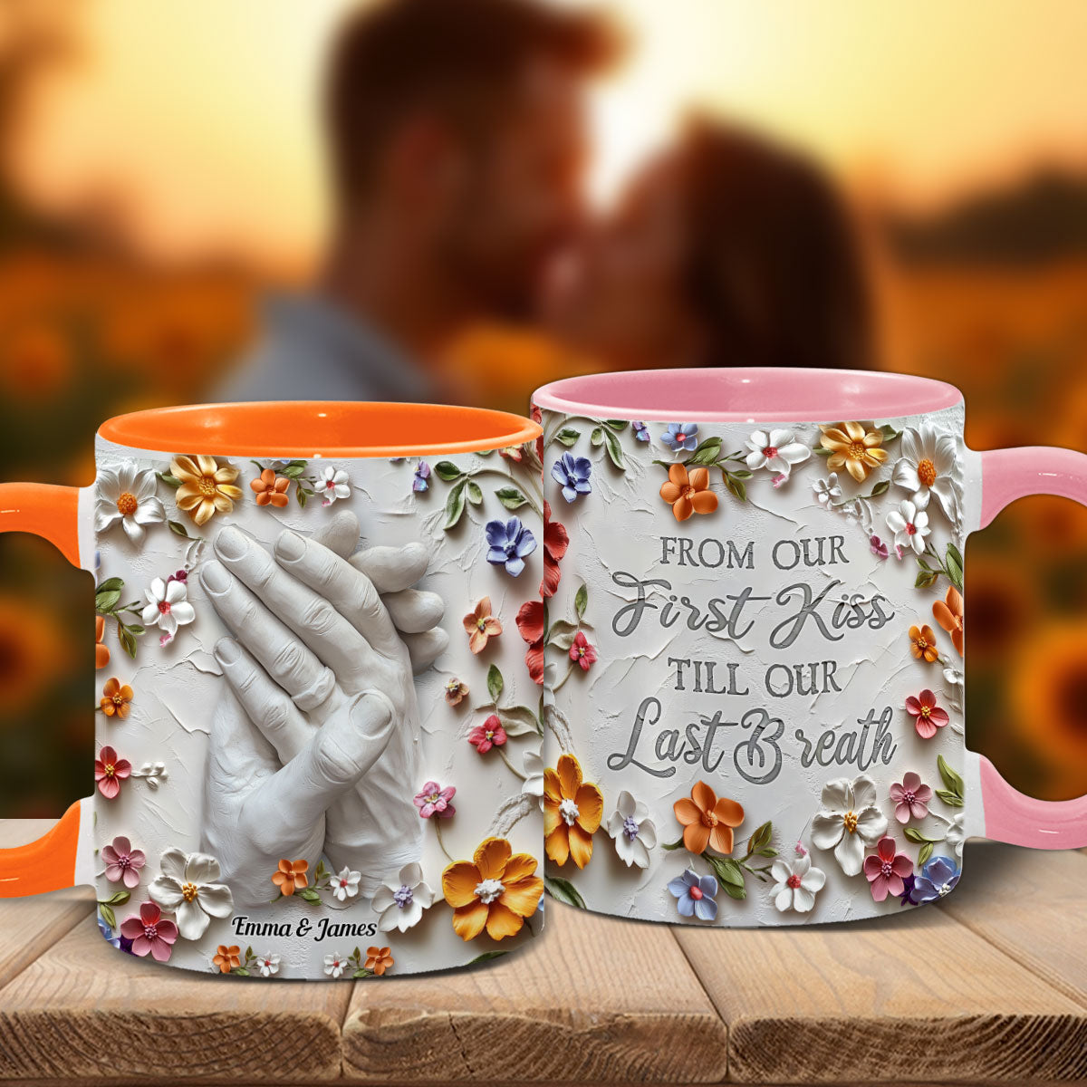 Je t'ai rencontré(e), je t'ai aimé(e) - Mug personnalisé pour couple