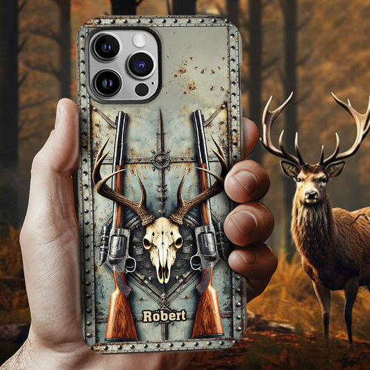 Passionné de chasse - Coque de téléphone personnalisée avec motif intégral sur le thème de la chasse