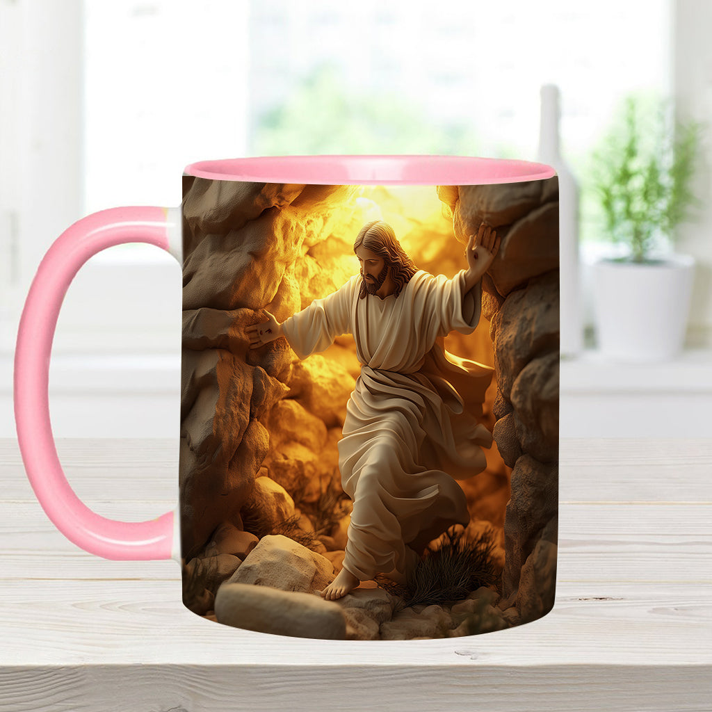 Il est ressuscité - Mug chrétien personnalisé