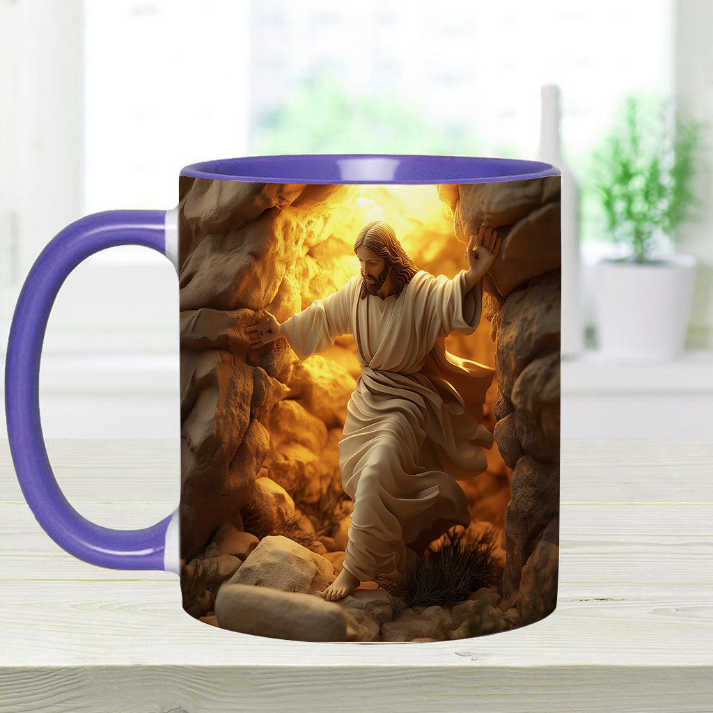 Il est ressuscité - Mug chrétien personnalisé