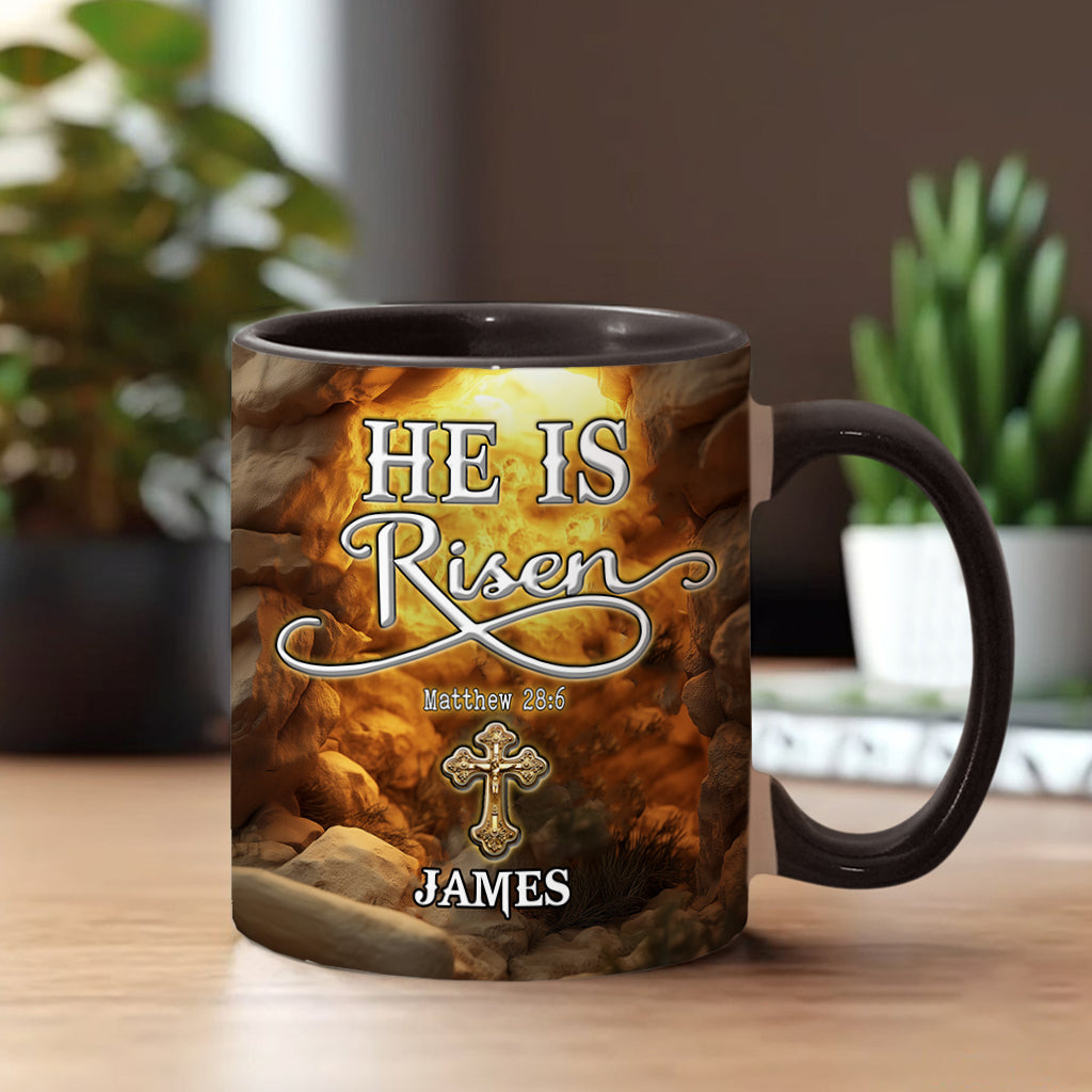 Il est ressuscité - Mug chrétien personnalisé