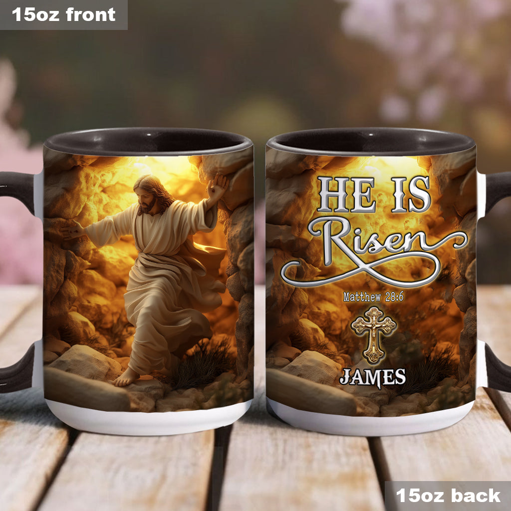 Il est ressuscité - Mug chrétien personnalisé