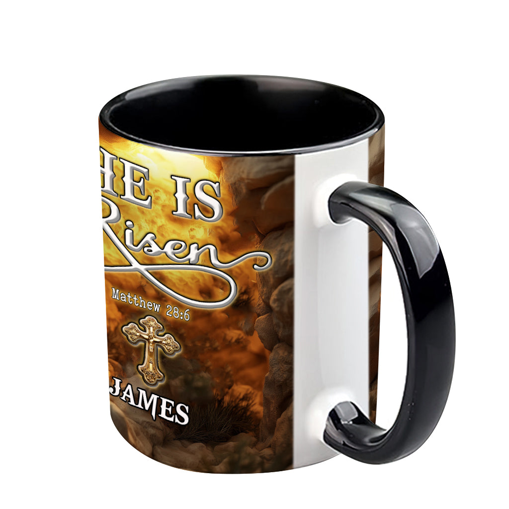 Il est ressuscité - Mug chrétien personnalisé