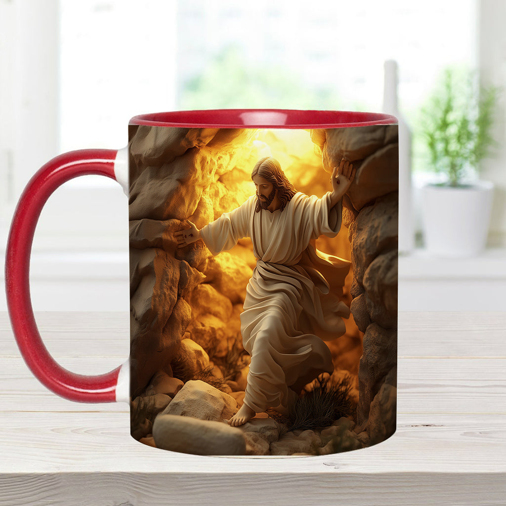 Il est ressuscité - Mug chrétien personnalisé