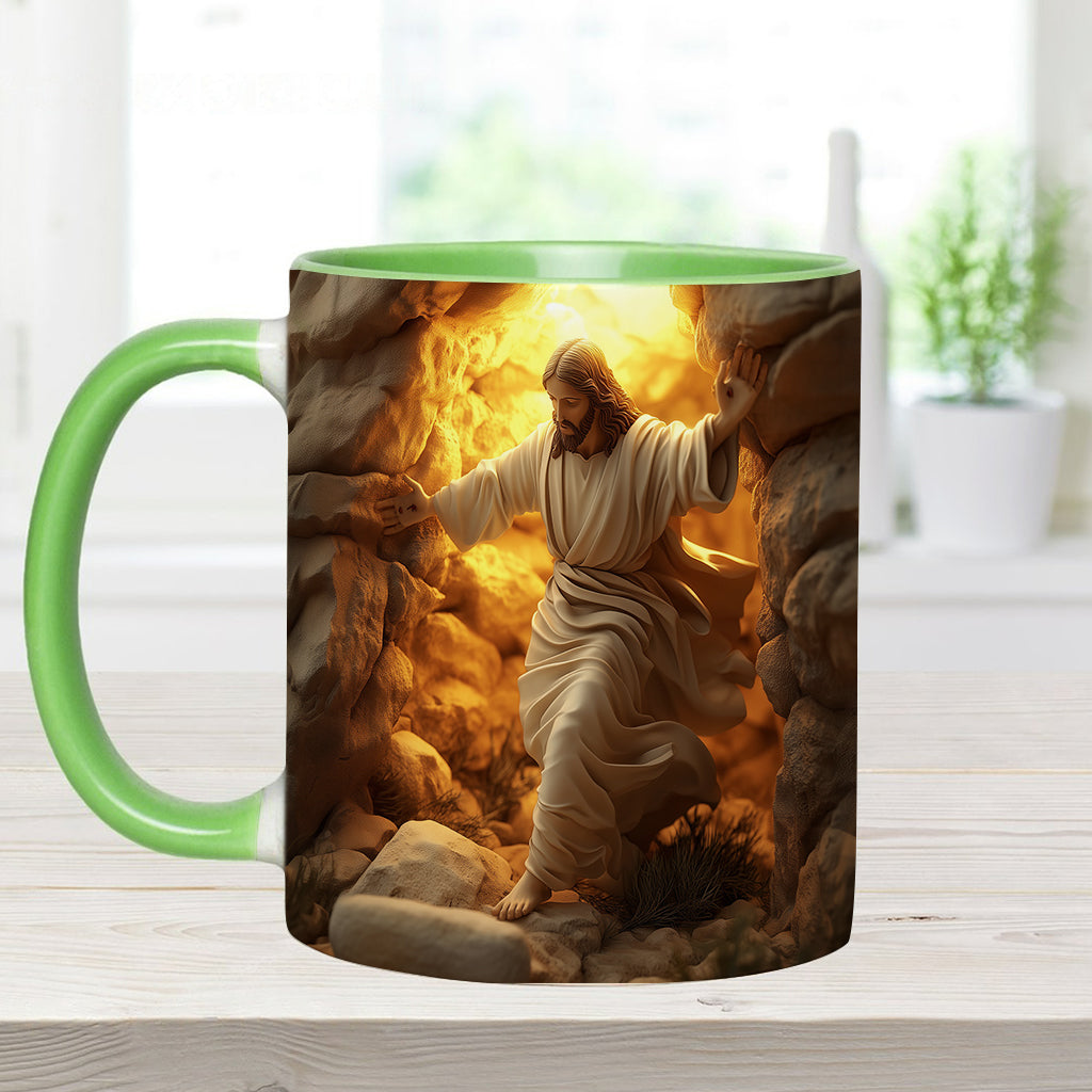 Il est ressuscité - Mug chrétien personnalisé