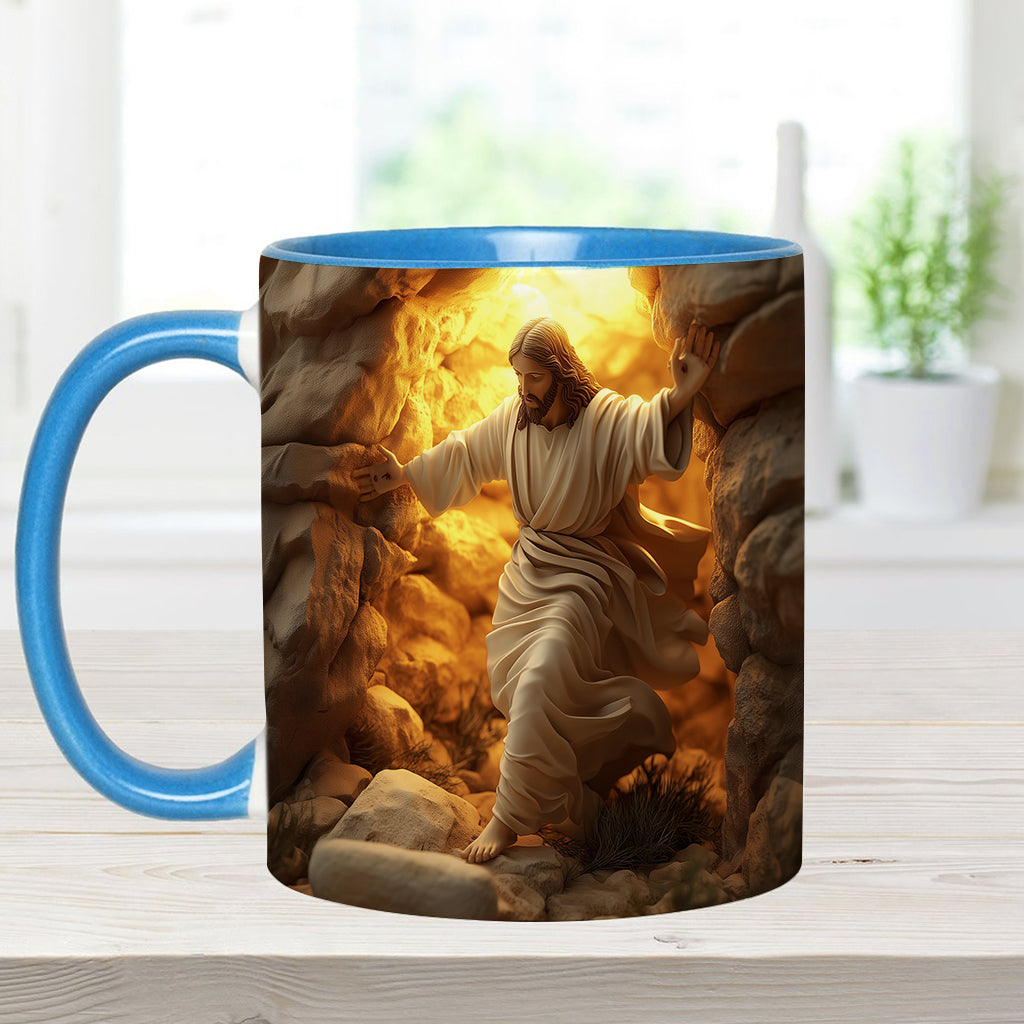 Il est ressuscité - Mug chrétien personnalisé