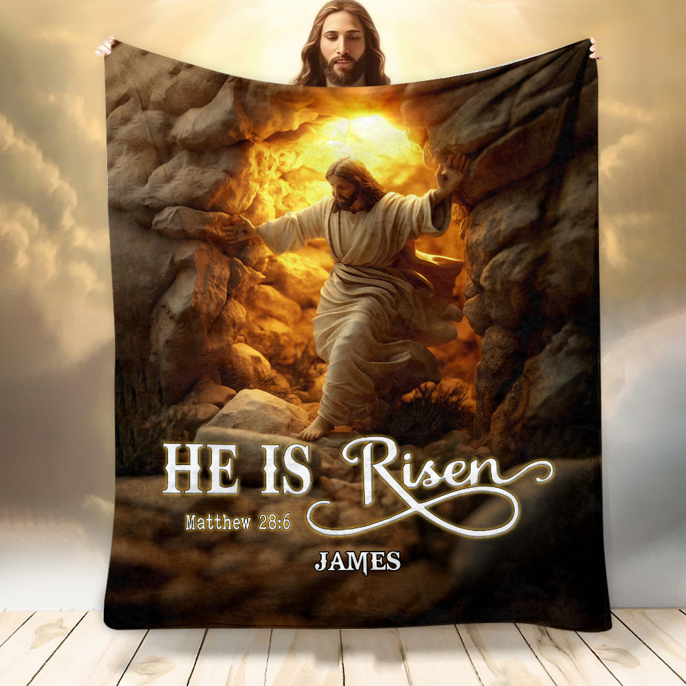 Il est ressuscité - Couverture chrétienne personnalisée