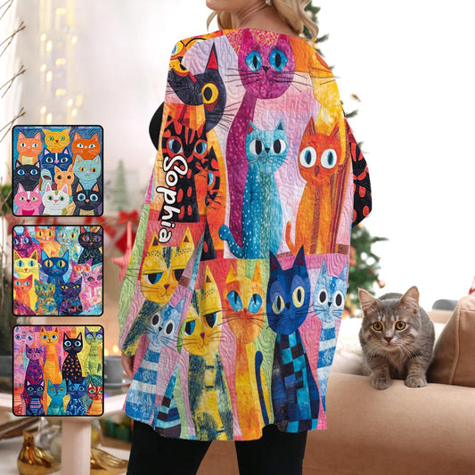 Gilet personnalisé pour chat - Passionnée de chats