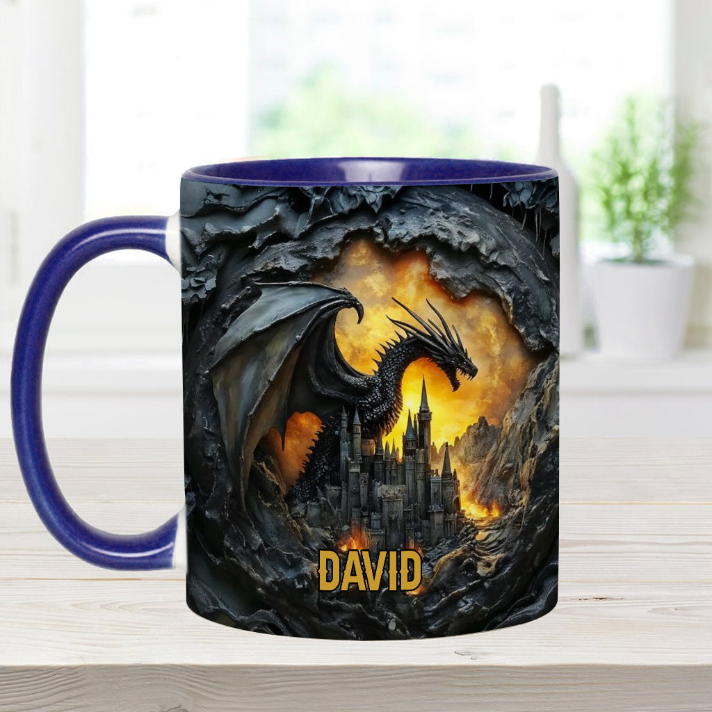 Mug personnalisé « J’adore les dragons »