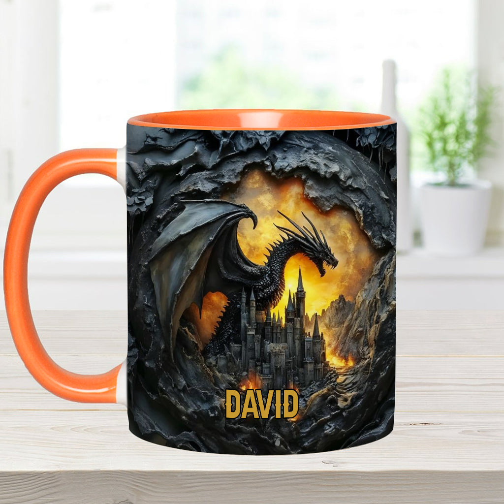Mug personnalisé « J’adore les dragons »