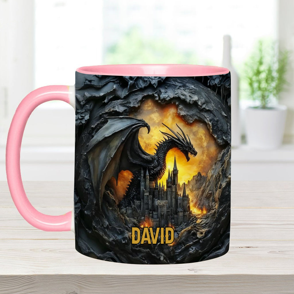 Mug personnalisé « J’adore les dragons »