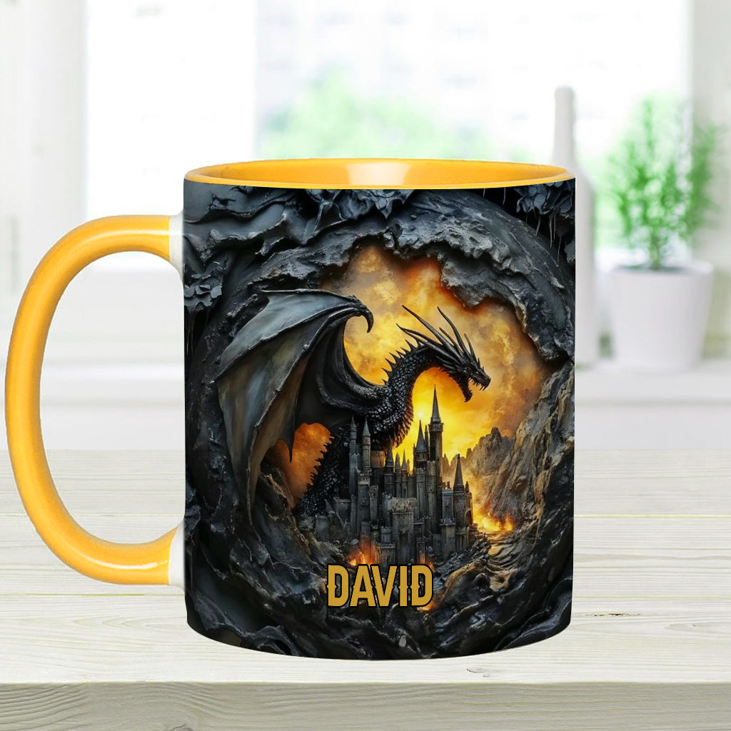 Mug personnalisé « J’adore les dragons »