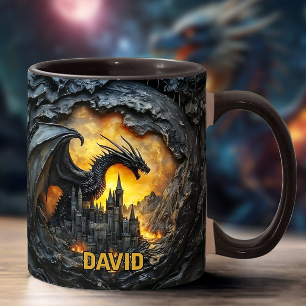 Mug personnalisé « J’adore les dragons »