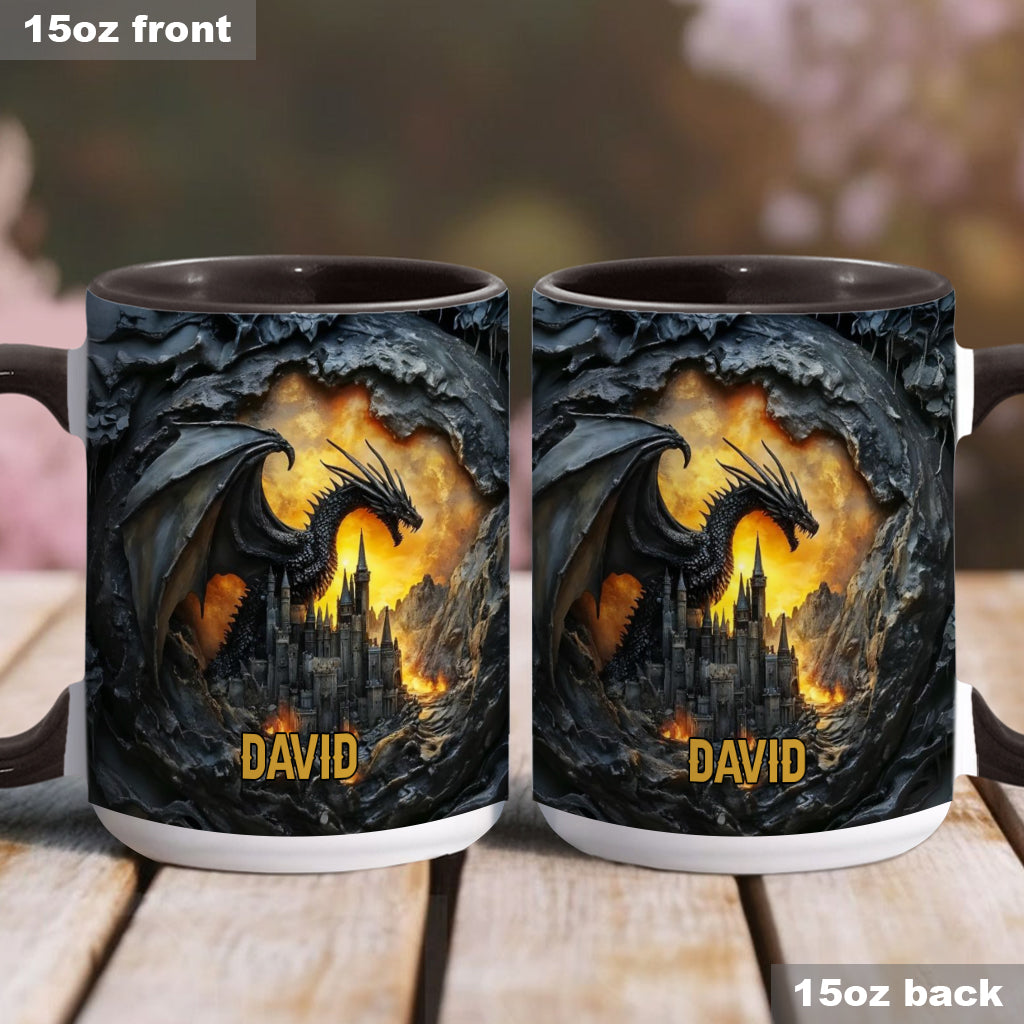 Mug personnalisé « J’adore les dragons »