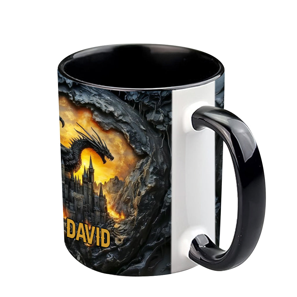 Mug personnalisé « J’adore les dragons »