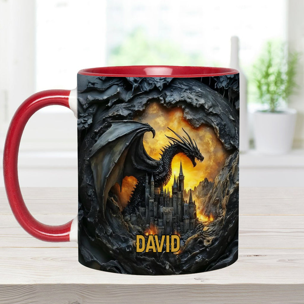 Mug personnalisé « J’adore les dragons »