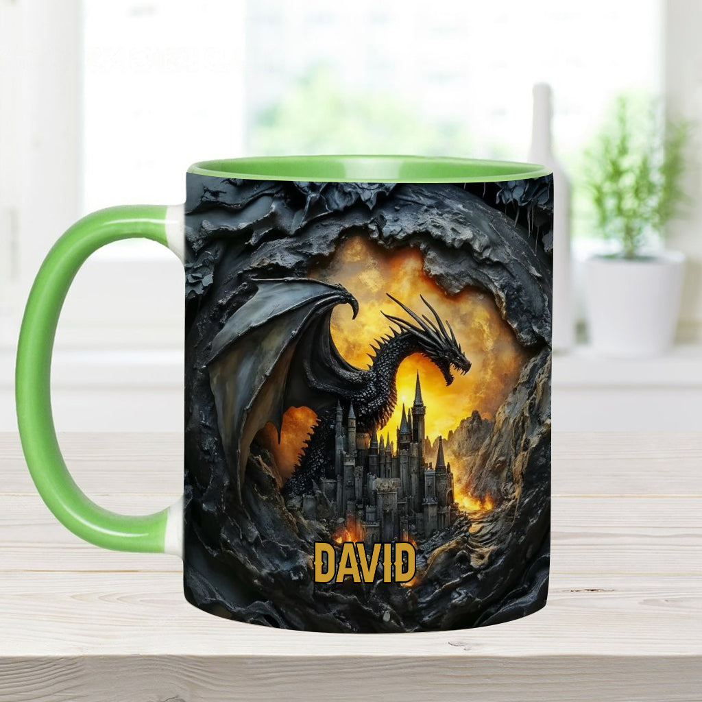 Mug personnalisé « J’adore les dragons »