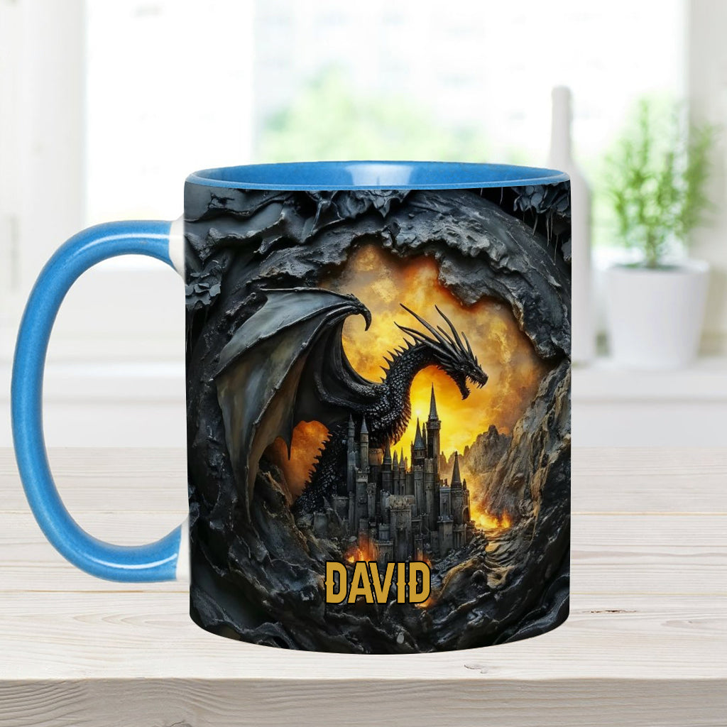 Mug personnalisé « J’adore les dragons »