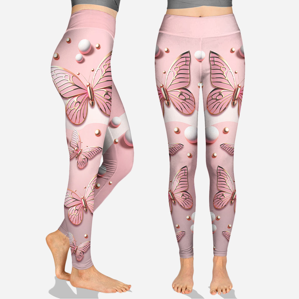 Love Butterflies - Personalized Butterfly Hoodie and Leggings